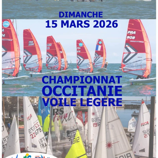 ⛵🌊 Les inscriptions sont ouvertes ! 🌊⛵ Le Championnat d’Occitanie Voile Légère…